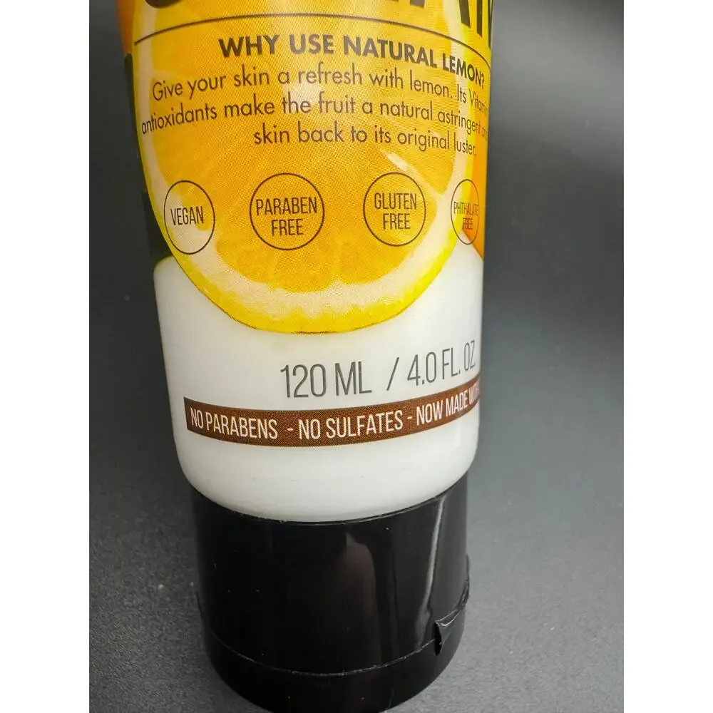 Urban Hydration Lemon Hand Cream Replenish and Cleanse 4.0 FL Oz / 120mL